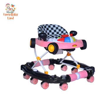 2_in_1_Rocking_Plus_Baby_Walker_Car_Shape_with_Lights_Music_in_pink_colour