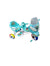 Double Seat Ching Chi Baby Tricycle Foam Tyre With Music & Lights in sky colour