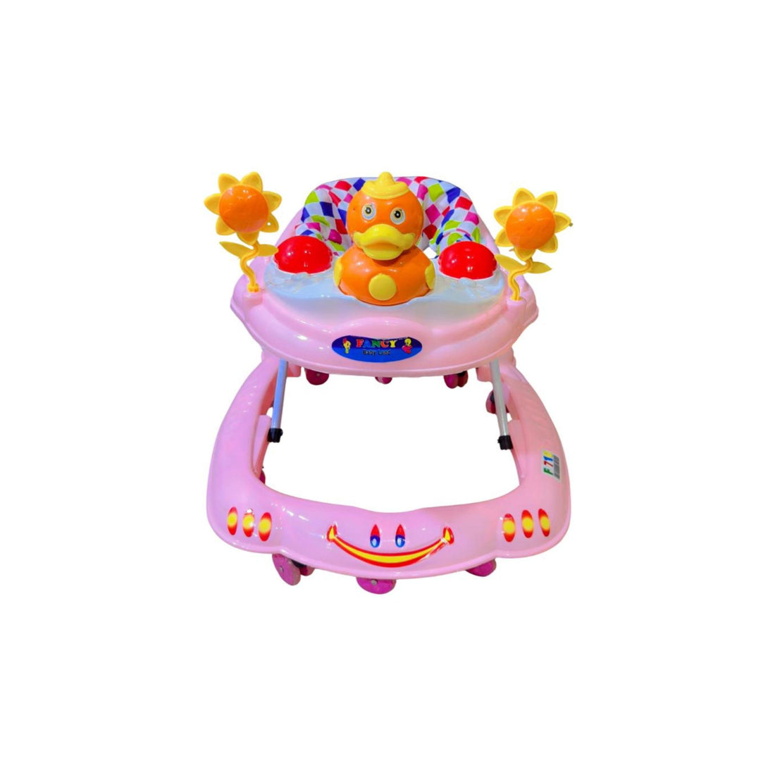 Baby Walker Duck Shape With Music & Toys in blue colour